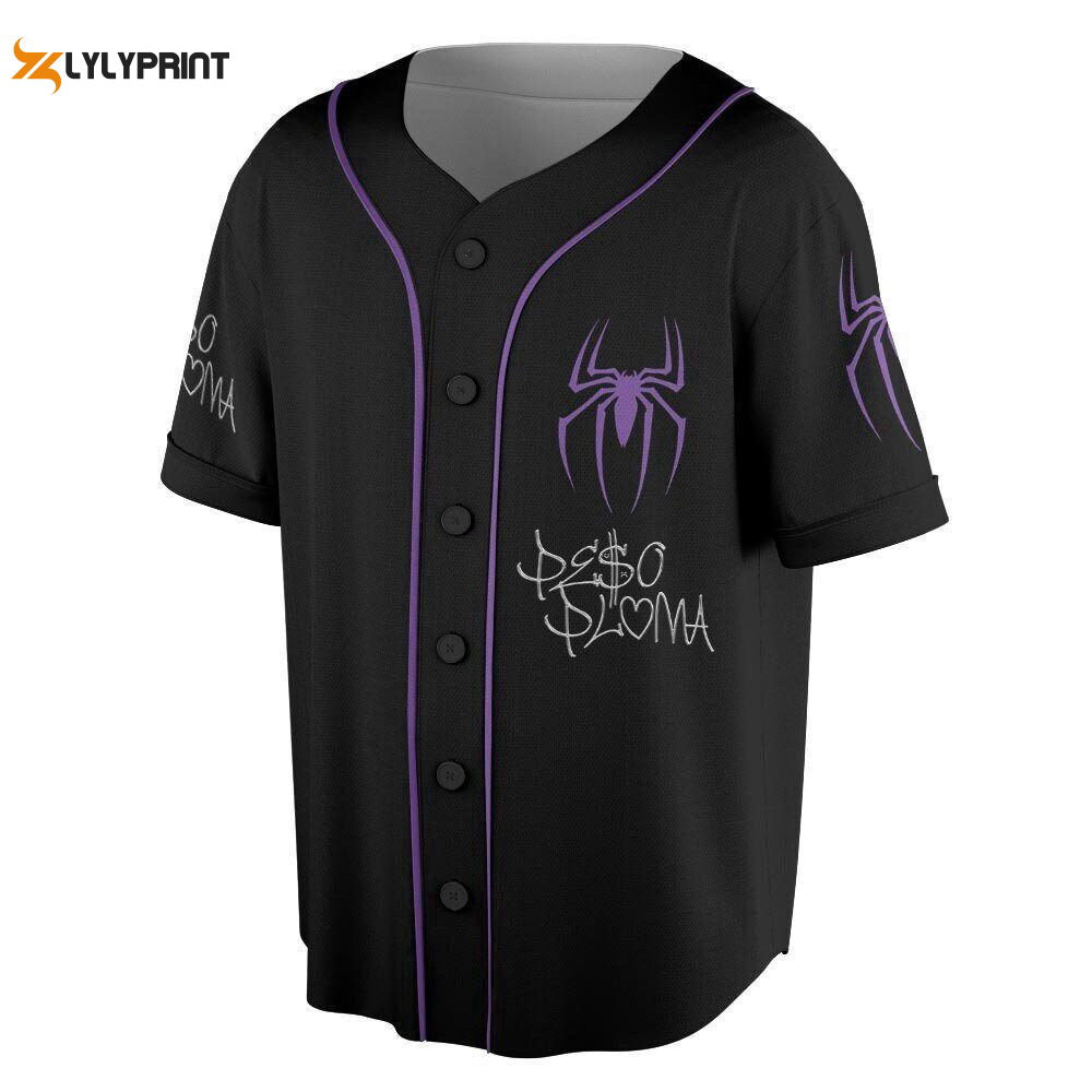Peso Pluma Music Baseball Jersey For Men Women - lylyprint.com baseball jersey product view 1