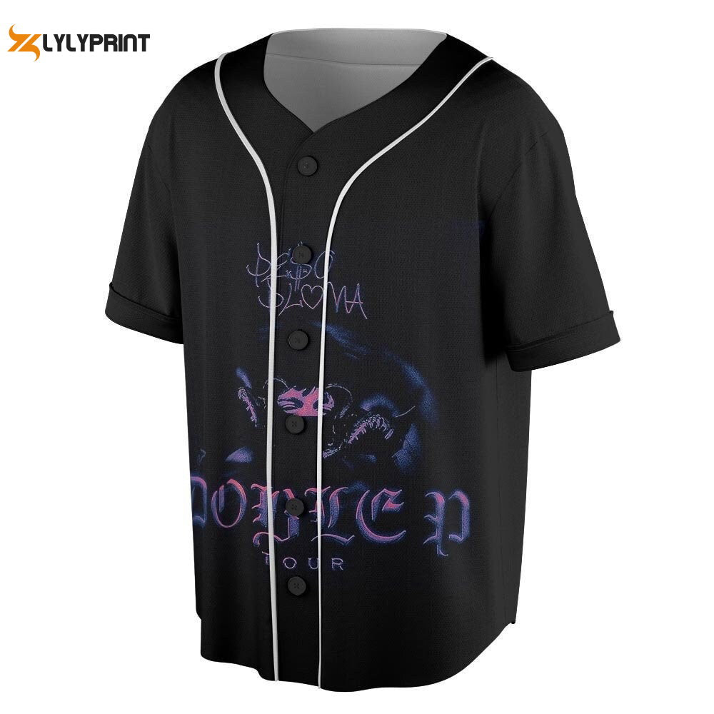 Peso Pluma Music Baseball Jersey, Peso Pluma - lylyprint.com baseball jersey product view 2