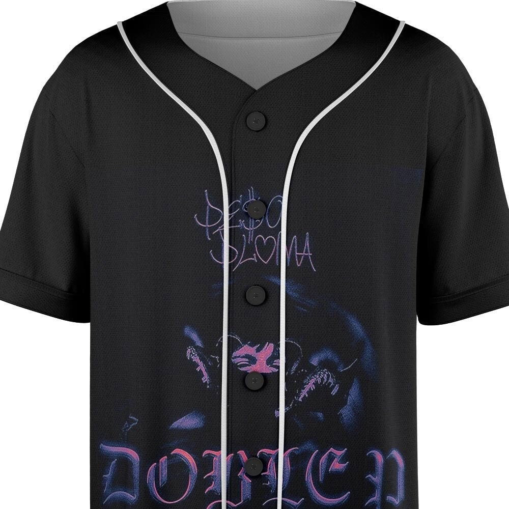 Peso Pluma Music Baseball Jersey, Peso Pluma - lylyprint.com baseball jersey product view 5