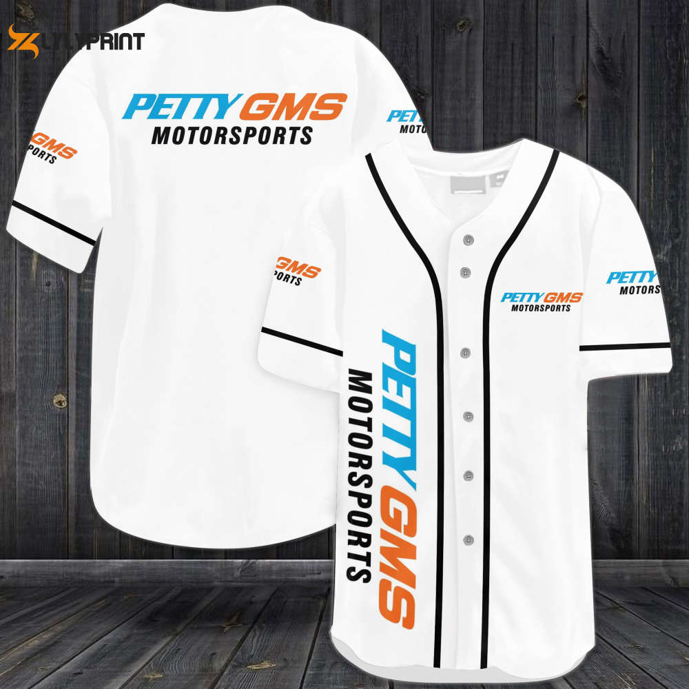 Petty GMS Motorsports Car Team Baseball Jersey - lylyprint.com baseball jersey product view 1
