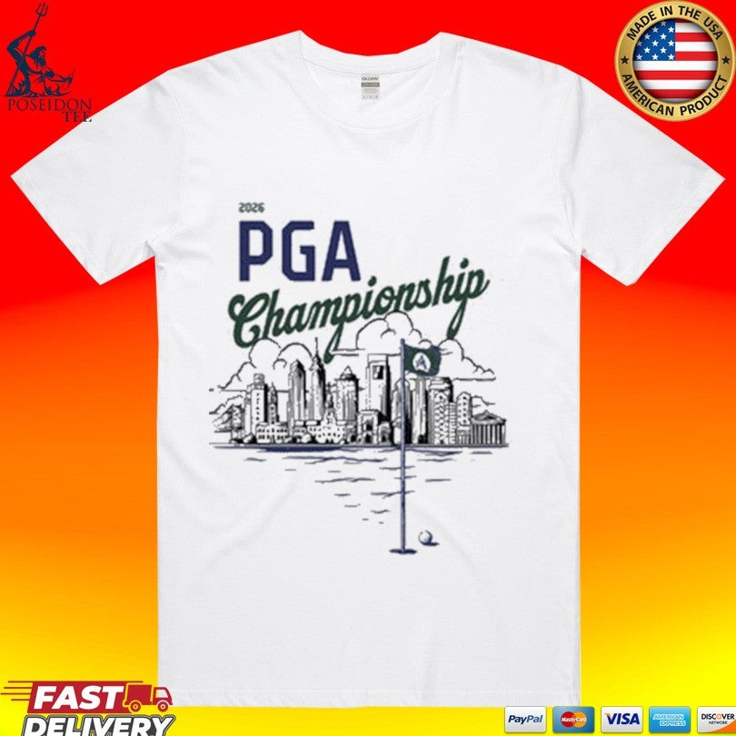 Pga Championship X Barstool Golf Philadelphia Skyline T-shirt Unisex T-shirt, Sweatshirt, Hoodie, Long Sleeve Tee - T-Shirt, Sweatshirt, Hoodie
