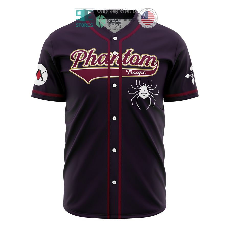 BEST Phantom Troupe Chrollo Hunter X Hunter Baseball Jersey baseball jersey product view 1