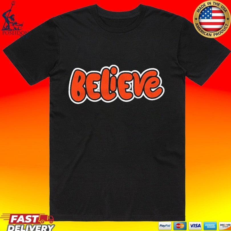 Philadelphia Flyers Believe T-shirt Unisex T-shirt, Sweatshirt, Hoodie, Long Sleeve Tee - T-Shirt, Sweatshirt, Hoodie