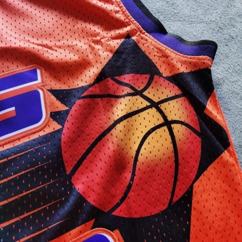 phoenix suns #13 nash orange jersey Style 4 Basketball Jersey basketball jersey product view 1