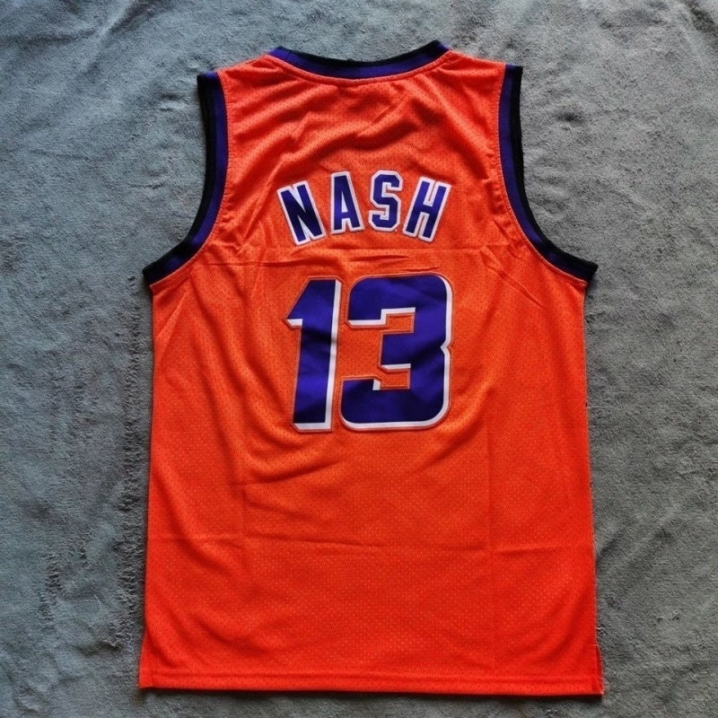 phoenix suns #13 nash orange jersey Style 7 Basketball Jersey basketball jersey product view 1