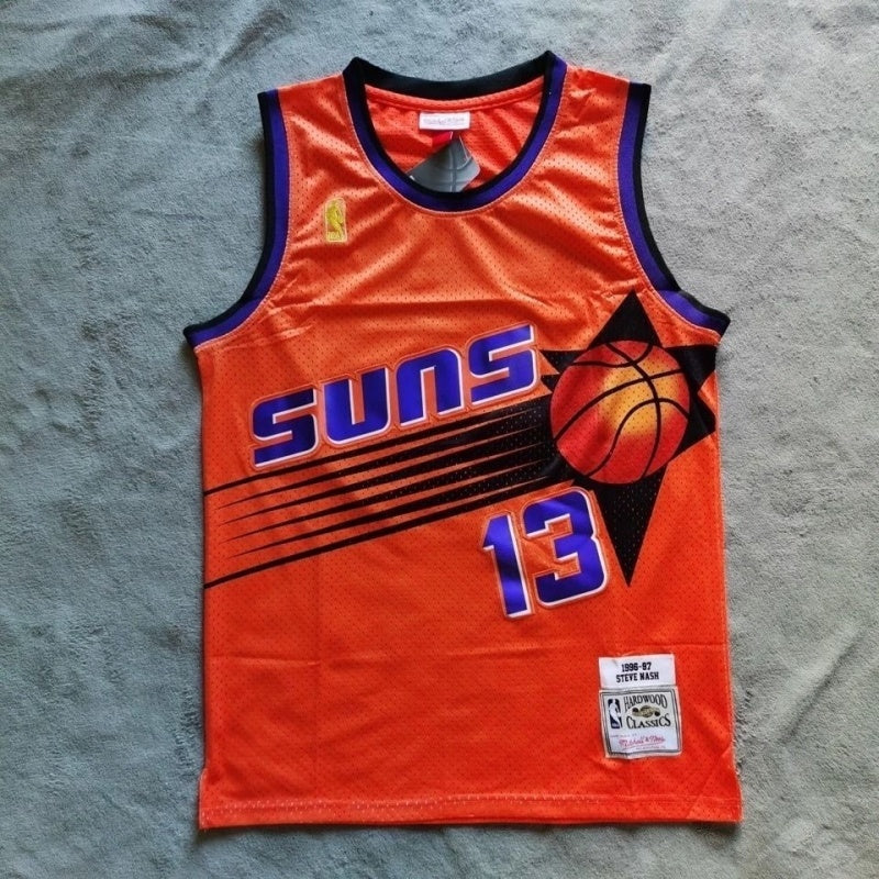 phoenix suns #13 nash orange jersey Style 8 Basketball Jersey basketball jersey product view 1