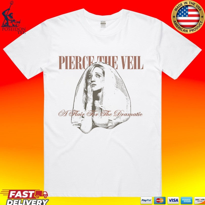 Pierce The Veil A Flair For The Dramatic Crying Bride T-shirt Unisex T-shirt, Sweatshirt, Hoodie, Long Sleeve Tee - T-Shirt, Sweatshirt, Hoodie