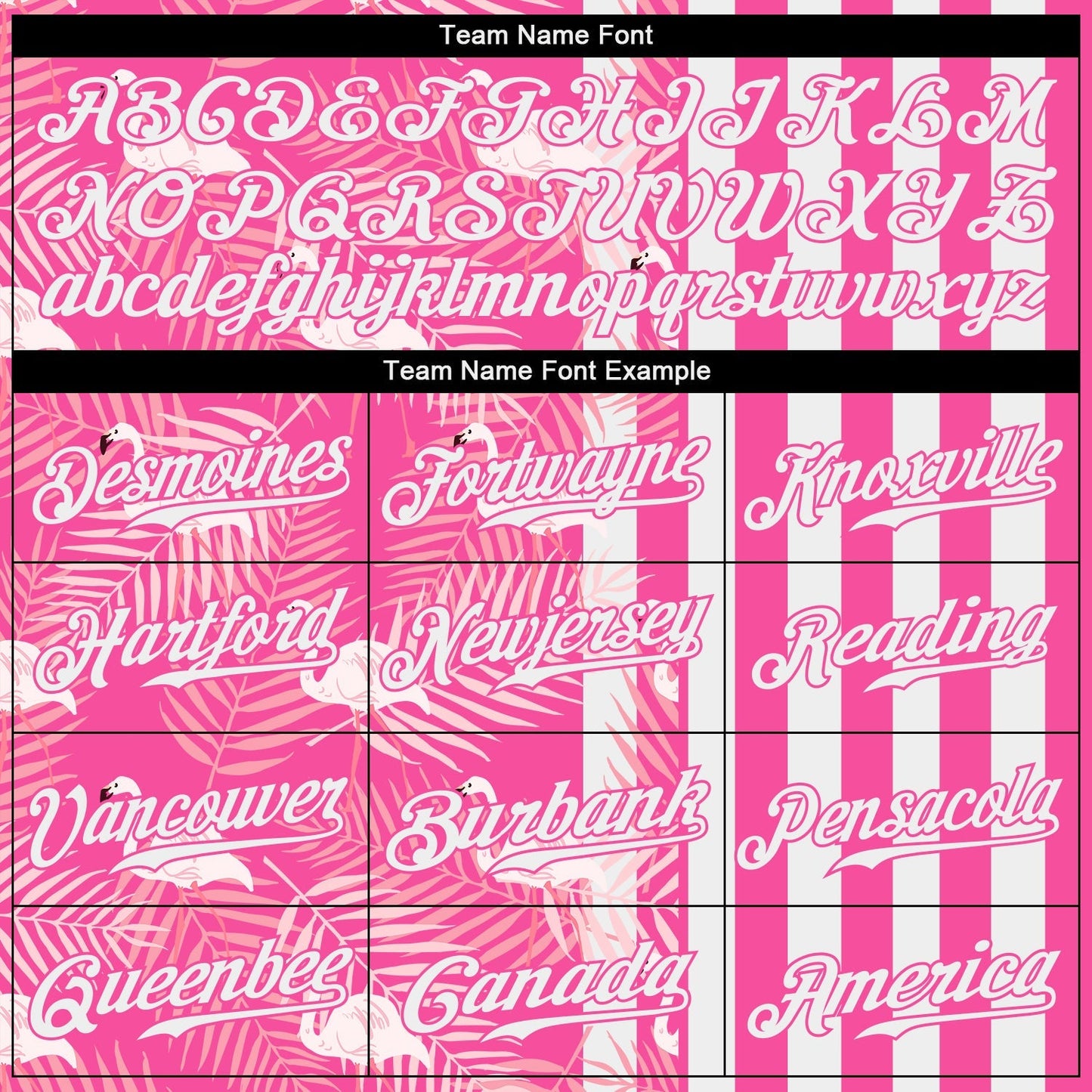 Custom Pink White 3D Pattern Design Tropical Palm Leaves And Famingo Authentic Baseball Jersey baseball jersey product view 4