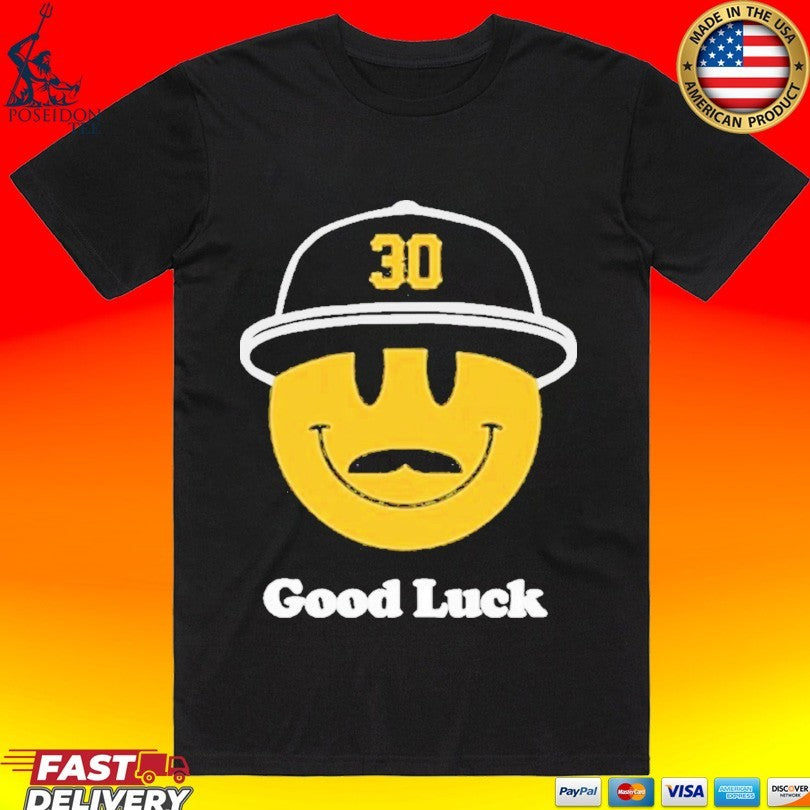 Pirates Paul Skenes Good Luck Smile T-shirt Unisex T-shirt, Sweatshirt, Hoodie, Long Sleeve Tee - T-Shirt, Sweatshirt, Hoodie