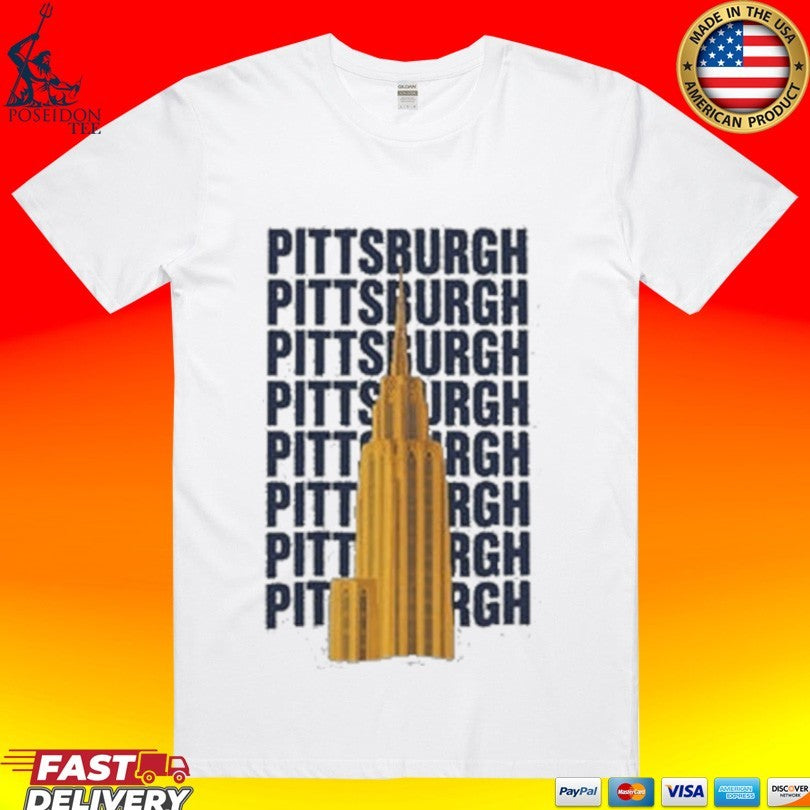 Pittsburgh Art Deco T-shirt Unisex T-shirt, Sweatshirt, Hoodie, Long Sleeve Tee - T-Shirt, Sweatshirt, Hoodie
