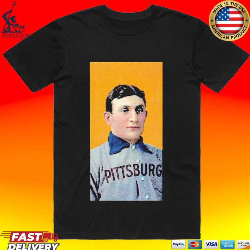 Pittsburgh Honus Wagner T-shirt Unisex T-shirt, Sweatshirt, Hoodie, Long Sleeve Tee - T-Shirt, Sweatshirt, Hoodie