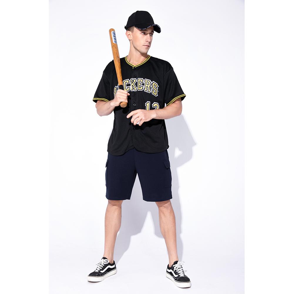Custom Black Gold-White Baseball Jersey baseball jersey product view 2