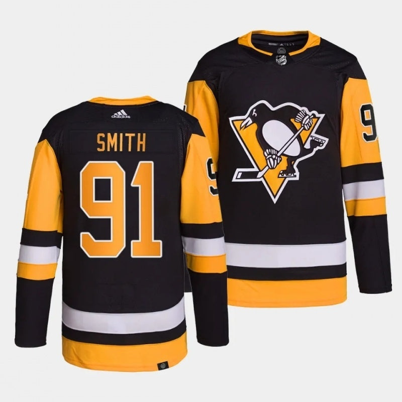 pittsburgh penguins #91 reilly smith home black primegreen jersey Hockey Jersey hockey jersey product view 1