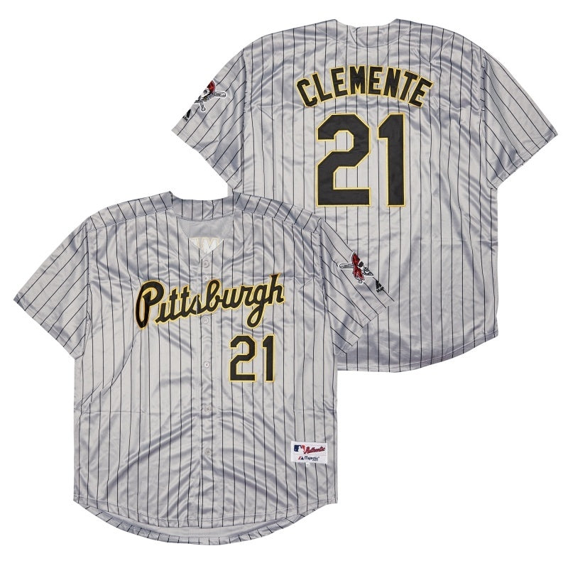 pittsburgh pirates #21 roberto clemente Style 1_1 Baseball Jersey baseball jersey product view 1