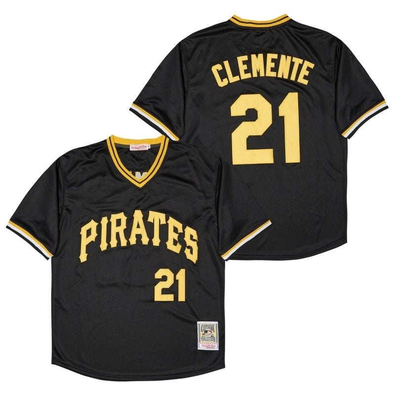 pittsburgh pirates #21 roberto clemente Style 2_1 Baseball Jersey baseball jersey product view 1