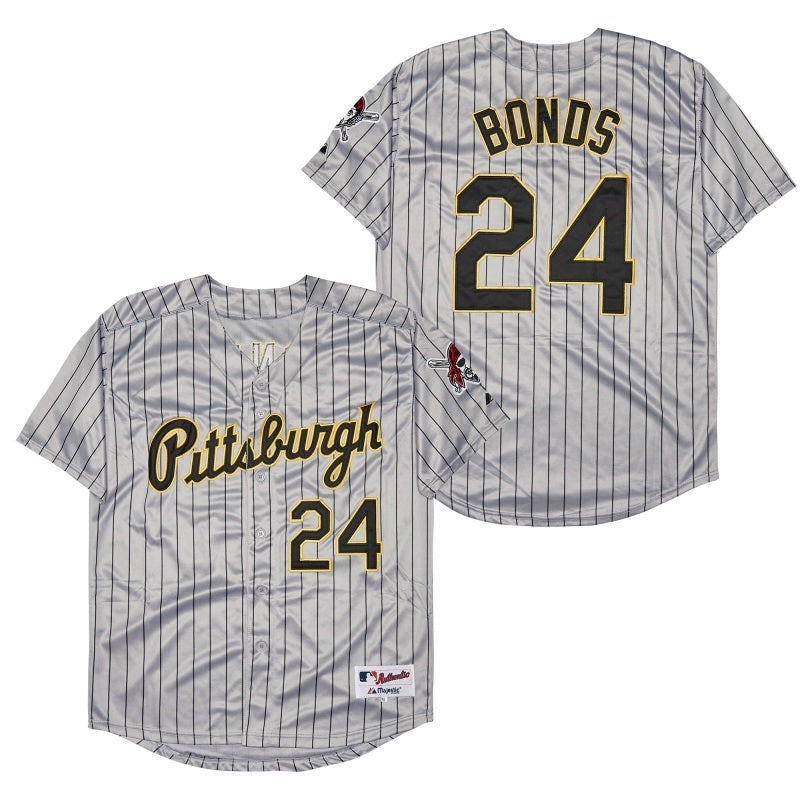 pittsburgh pirates #24 barry bonds Style 2_1 Baseball Jersey baseball jersey product view 1