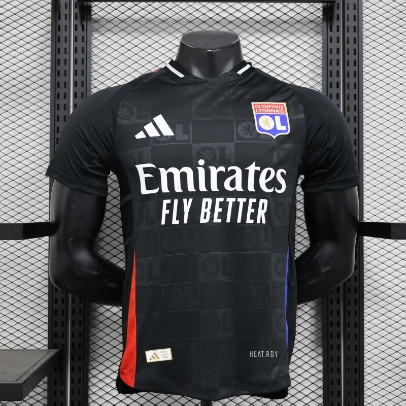 player version add+$5 24-25 lyon away soccer jersey size s-2xl Style 2 sports jersey product view 1
