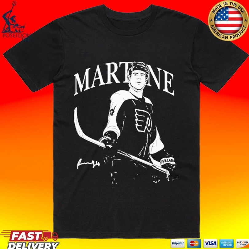 Porter Martone Philadelphia Flyers Hockey T-shirt Unisex T-shirt, Sweatshirt, Hoodie, Long Sleeve Tee - T-Shirt, Sweatshirt, Hoodie