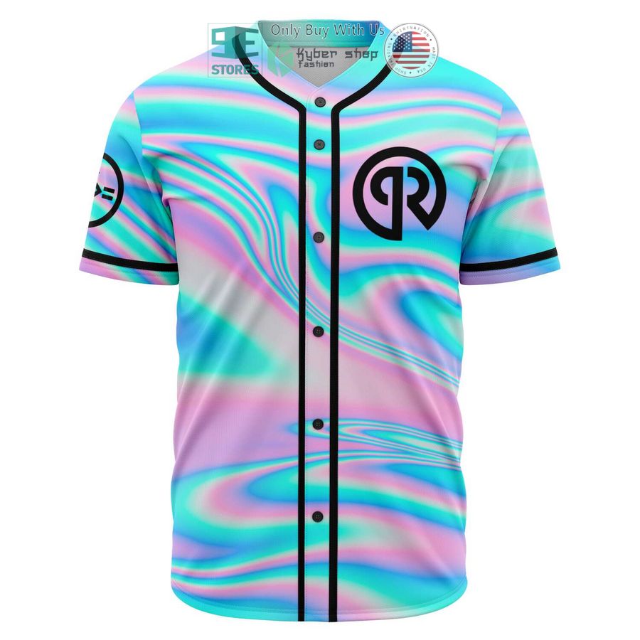 BEST Porter Robinson hologram pattern Baseball Jersey baseball jersey product view 1