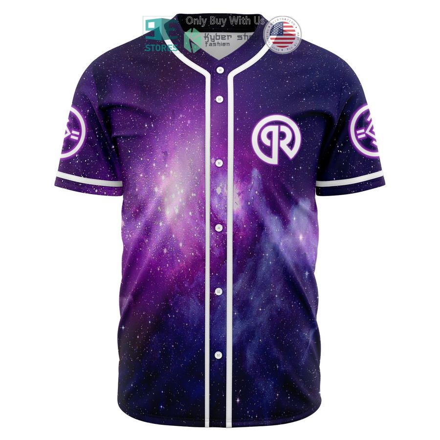 BEST Porter Robinson logo violet galaxy Baseball Jersey baseball jersey product view 1
