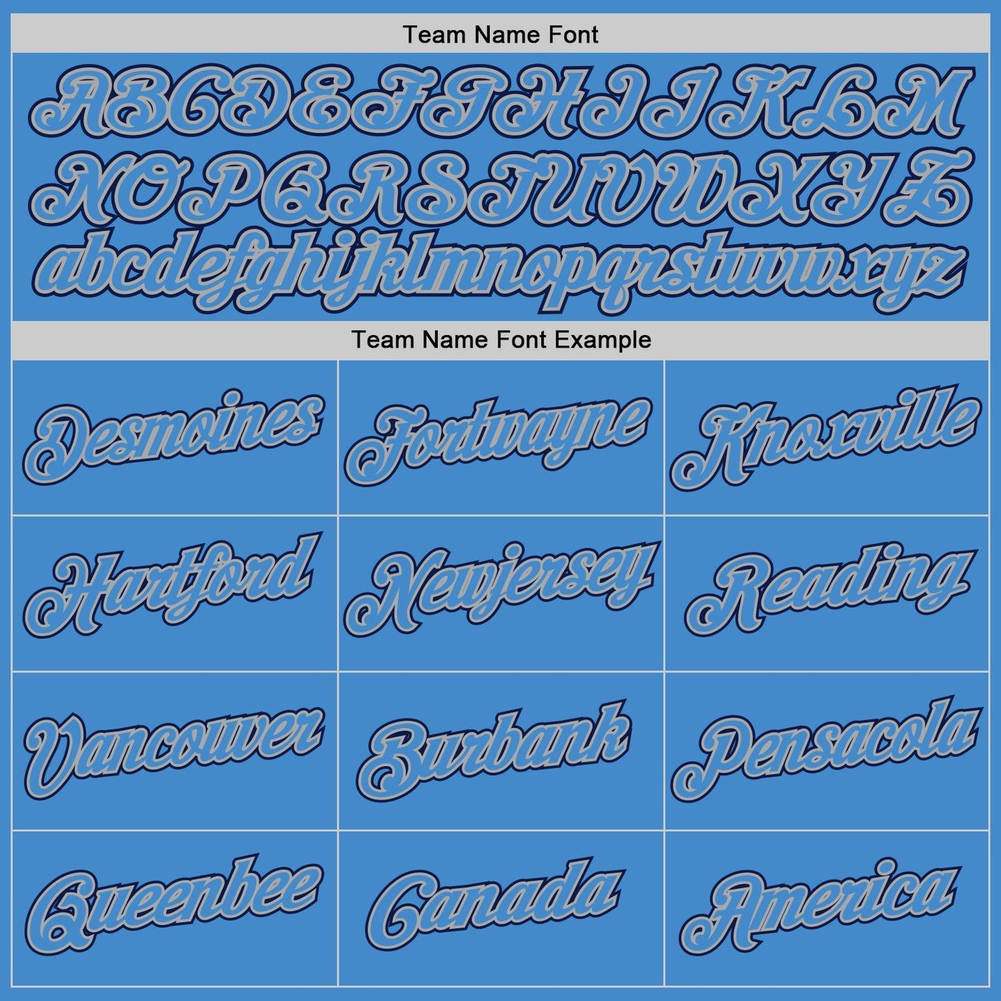Custom Powder Blue Powder Blue-Navy Authentic Baseball Jersey baseball jersey product view 4