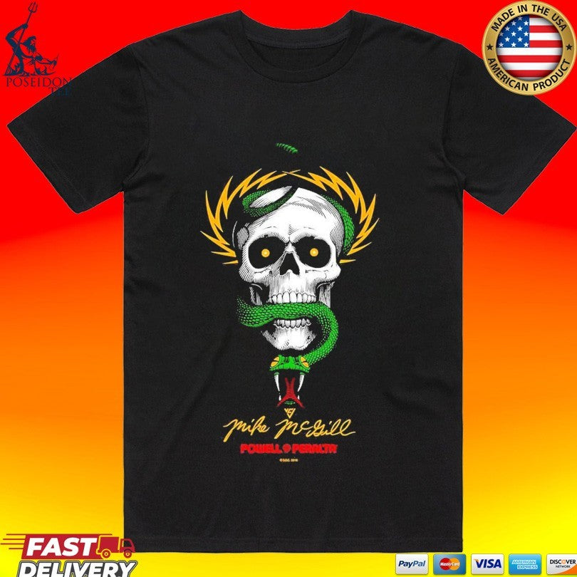 Powell Peralta Mike Mcgill Bones Brigade T-shirt Unisex T-shirt, Sweatshirt, Hoodie, Long Sleeve Tee - T-Shirt, Sweatshirt, Hoodie