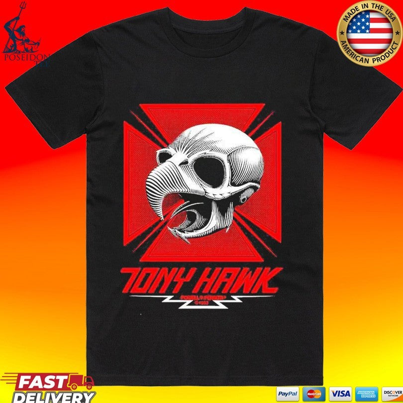 Powell Peralta Tony Hawk Bones Brigade T-shirt Unisex T-shirt, Sweatshirt, Hoodie, Long Sleeve Tee - T-Shirt, Sweatshirt, Hoodie