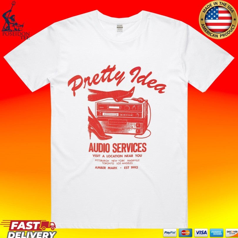 Pretty Idea Audio Services Visit A Location Near You T-shirt Unisex T-shirt, Sweatshirt, Hoodie, Long Sleeve Tee - T-Shirt, Sweatshirt, Hoodie