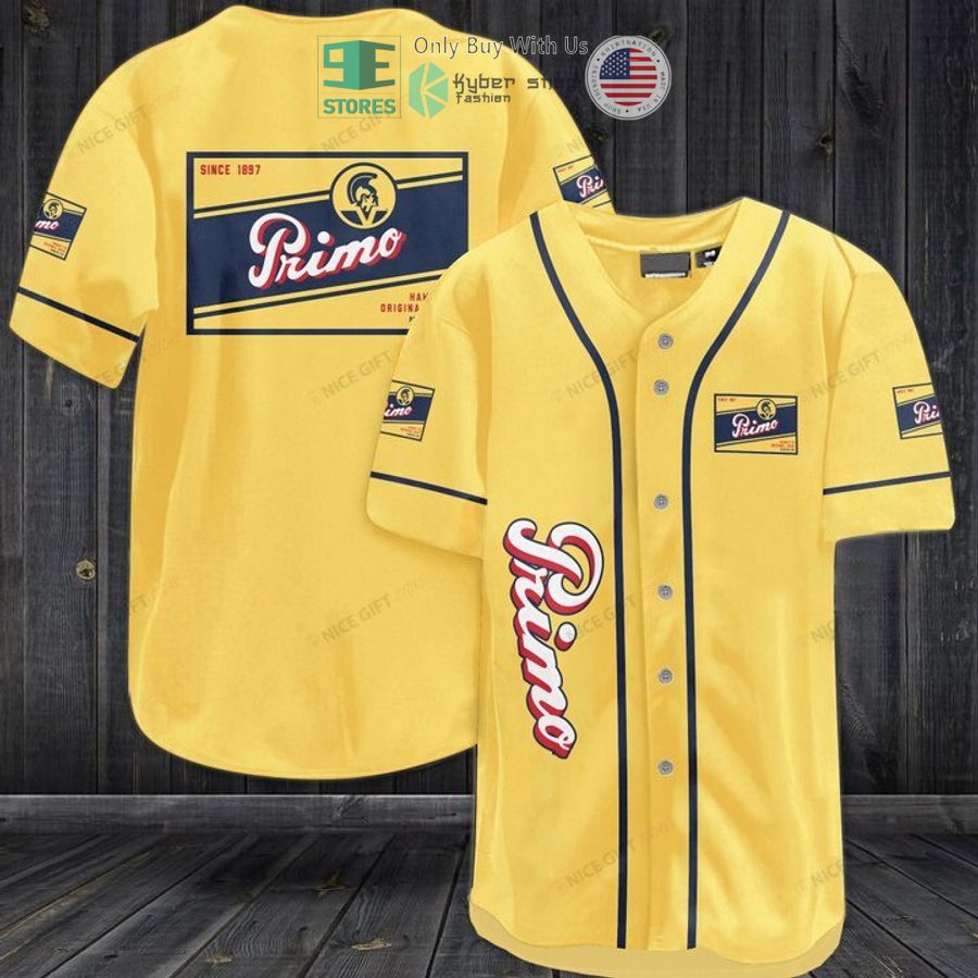 BEST Primo logo Baseball Jersey baseball jersey product view 1