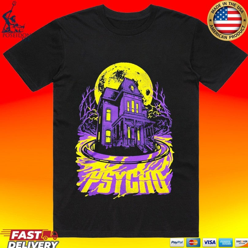 Psycho Check In Forever T-shirt Unisex T-shirt, Sweatshirt, Hoodie, Long Sleeve Tee - T-Shirt, Sweatshirt, Hoodie