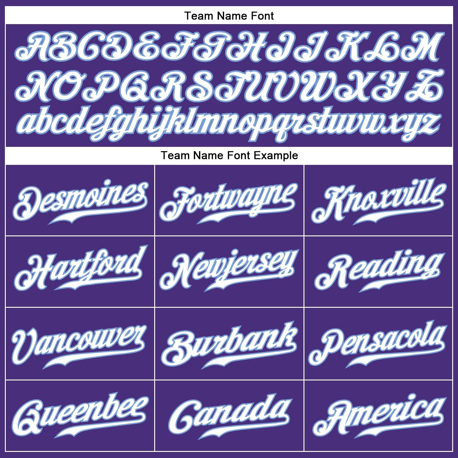 Custom Purple White-Light Blue Authentic Baseball Jersey baseball jersey product view 4