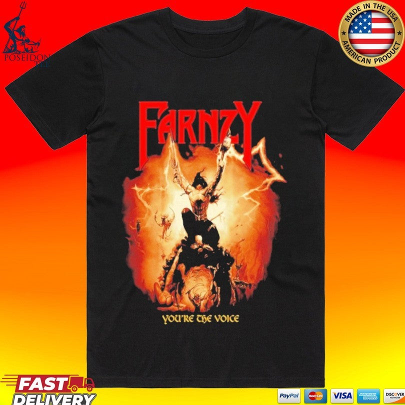 Put The Boot Farnzy Youre The Voice T-shirt Unisex T-shirt, Sweatshirt, Hoodie, Long Sleeve Tee - T-Shirt, Sweatshirt, Hoodie