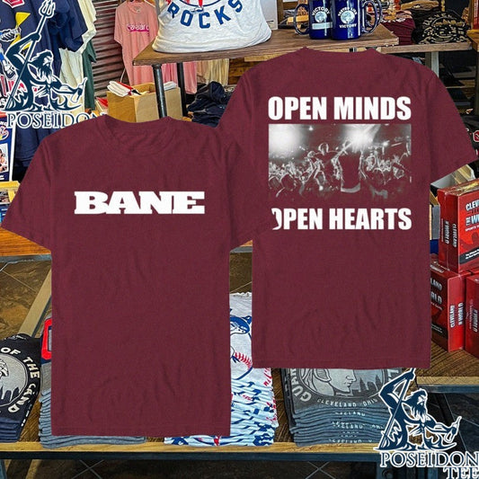 Bane Open Minds Open Hearts T-shirt Unisex T-shirt, Sweatshirt, Hoodie, Long Sleeve Tee - T-Shirt, Sweatshirt, Hoodie