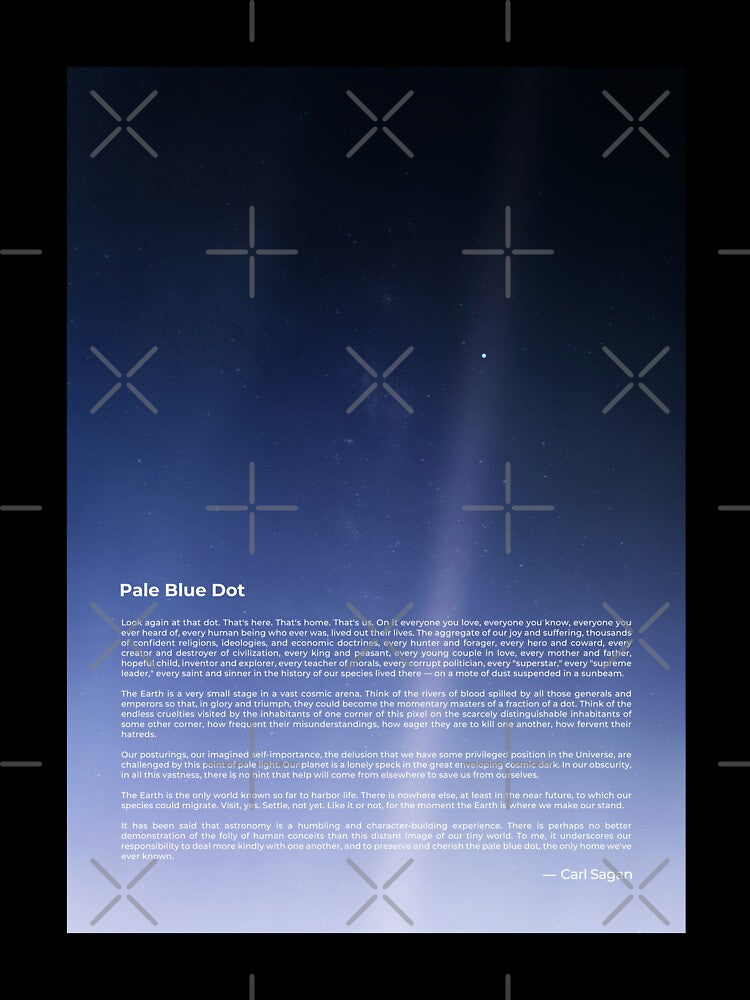 Pale Blue Dot I by Nikita Abakumov - Adult & Kids T-Shirts, Sweatshirts & Hoodies apparel design preview 3