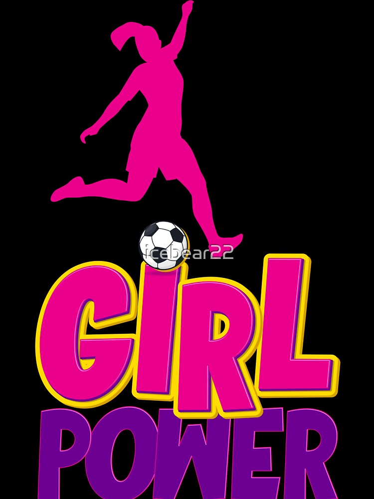 Soccer girl power by icebear22 - Adult & Kids T-Shirts, Sweatshirts & Hoodies apparel design preview 3