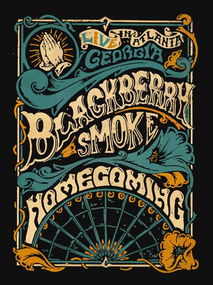 Blackberry Smoke by ASHLEYCURRA - Adult & Kids T-Shirts, Sweatshirts & Hoodies apparel design preview 3