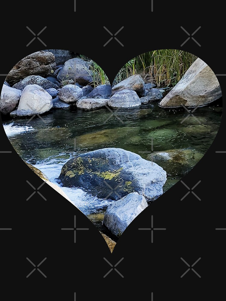 The Original Blue Moon River Heart by Hexxyl - Adult & Kids T-Shirts, Sweatshirts & Hoodies apparel design preview 3