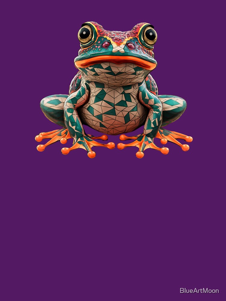 Frog by BlueArtMoon - Adult & Kids T-Shirts, Sweatshirts & Hoodies apparel design preview 3