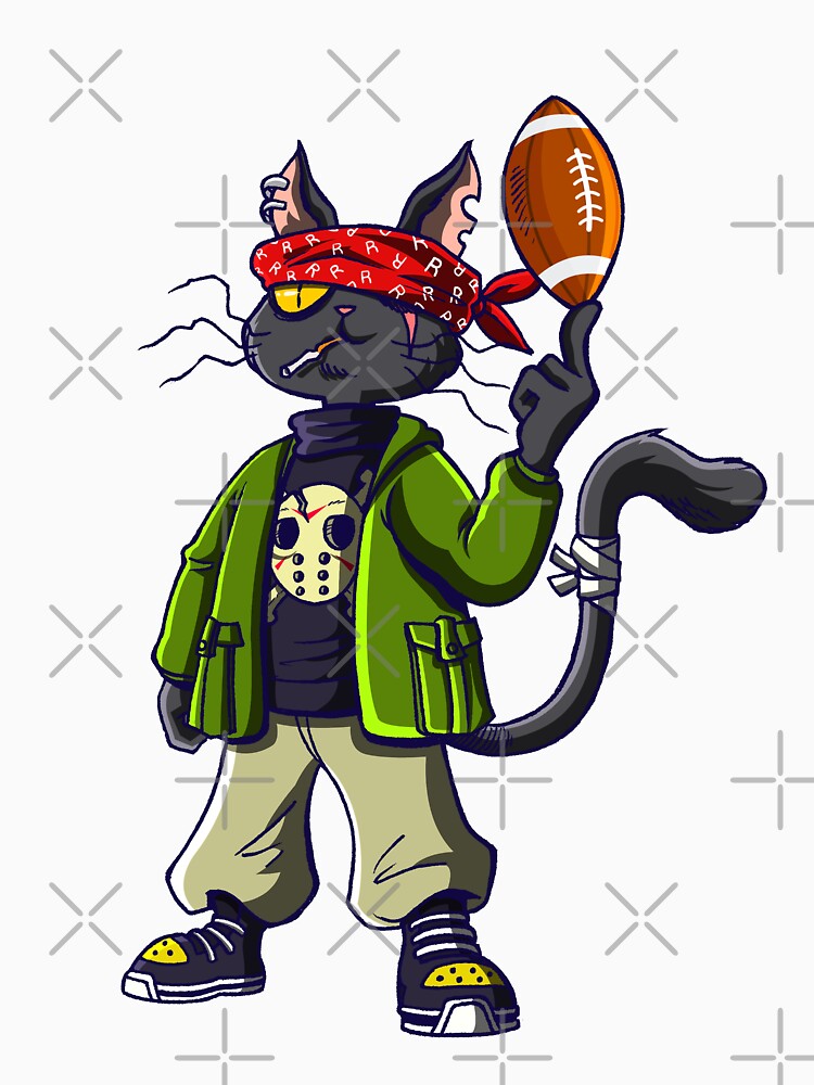 Cat soccer by Mauchofett - Adult & Kids T-Shirts, Sweatshirts & Hoodies apparel design preview 3