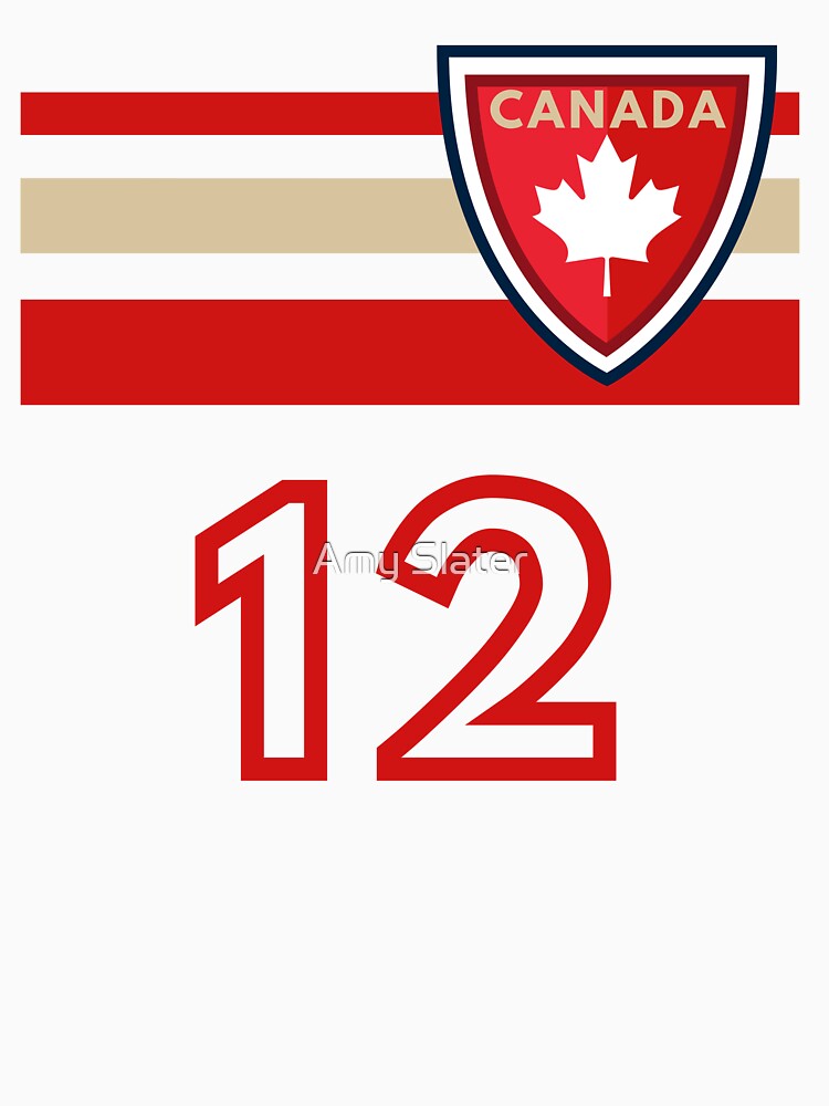 Canada Team Jersey-Retro Style-Canada Soccer Team-Christine Sinclair-Canada Soccer -2022--CANMNT-CANWNT by SighFly52 sports jersey product view 3