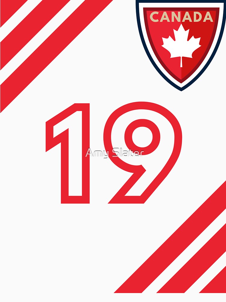 Canada Team Jersey-Retro Style-Canada Soccer Team-Alphonso Davies-Canada Soccer -2022-CANMNT-CANWNT by SighFly52 sports jersey product view 3