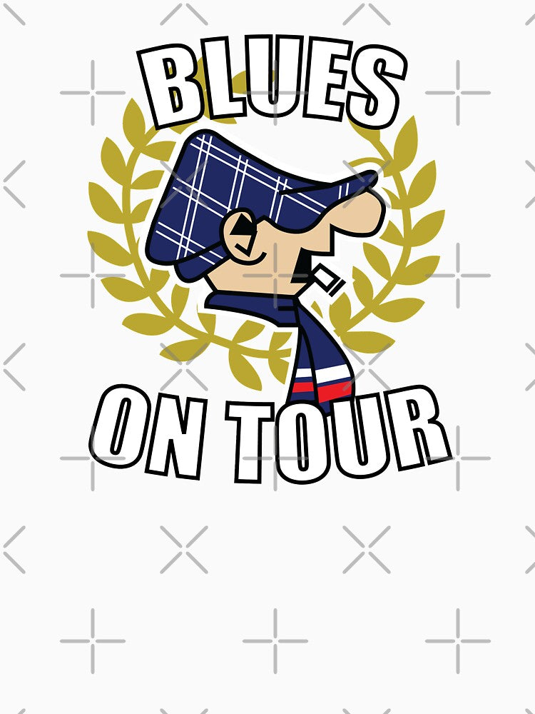 Blues On Tour by crossesdesign - Adult & Kids T-Shirts, Sweatshirts & Hoodies apparel design preview 3