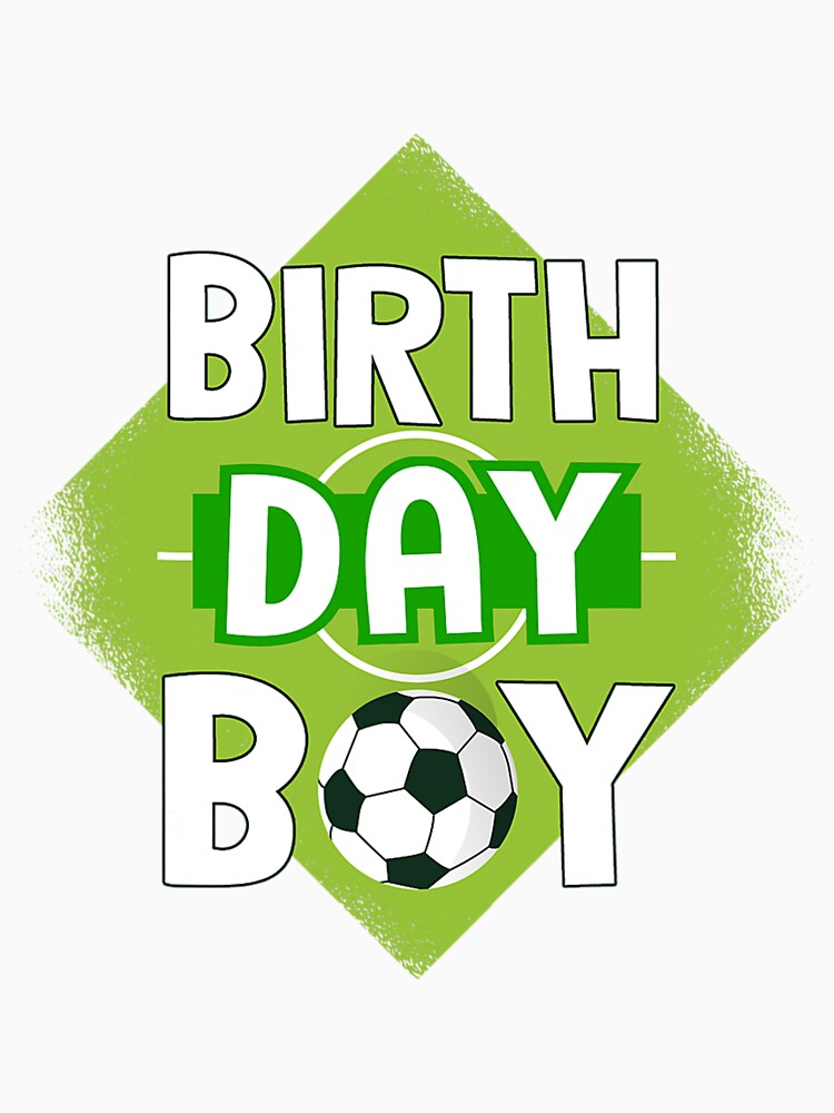 Soccer Birthday Boy, Theme Party, Kid by - Adult & Kids T-Shirts, Sweatshirts & Hoodies apparel design preview 3