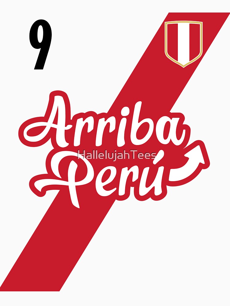 Retro Arriba Peru Soccer Jersey 9 Peruvian Futbol Gift Tee Jersey Peruvian Fanatic Gift Retro Peruvian Gift Vintage Peru Shirt Peru Llama Cusco Gift Idea by HallelujahTees sports jersey product view 3