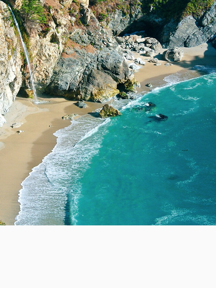 Beautiful Summer Beach, Ocean Shore by - Adult & Kids T-Shirts, Sweatshirts & Hoodies apparel design preview 3