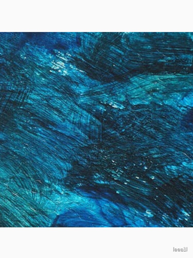 Blue Ocean Waves by leea1l - Adult & Kids T-Shirts, Sweatshirts & Hoodies apparel design preview 2