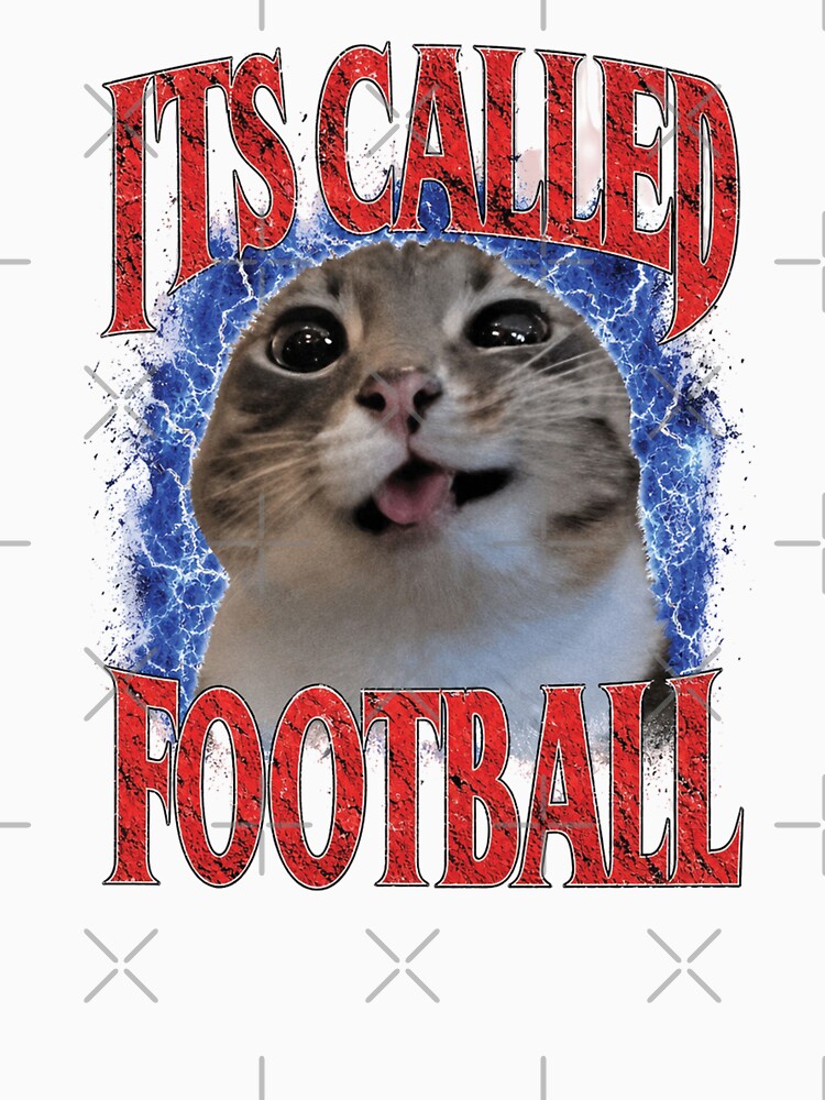 Football Silly Cat USA World Cup Meme Funny Y2K - Adult & Kids T-Shirts, Sweatshirts & Hoodies apparel design preview 3