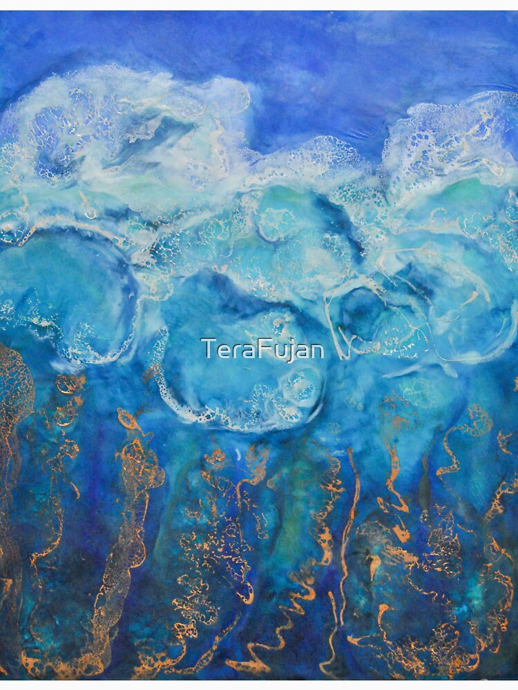 Ocean blues by TeraFujan - Adult & Kids T-Shirts, Sweatshirts & Hoodies apparel design preview 3