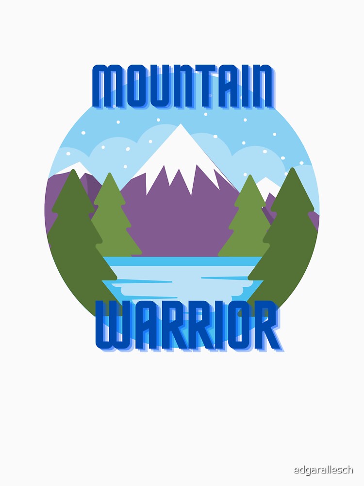Mountain warrior 03 from bear by edgarallesch - Adult & Kids T-Shirts, Sweatshirts & Hoodies apparel design preview 3