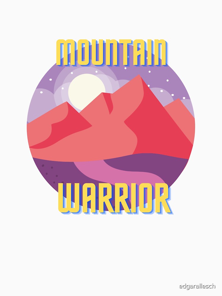 Mountain warrior 04 from bear by edgarallesch - Adult & Kids T-Shirts, Sweatshirts & Hoodies apparel design preview 3